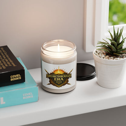 Breakthrough Era 2026 Soy Candle — Inspirational Scented Jar (9oz)