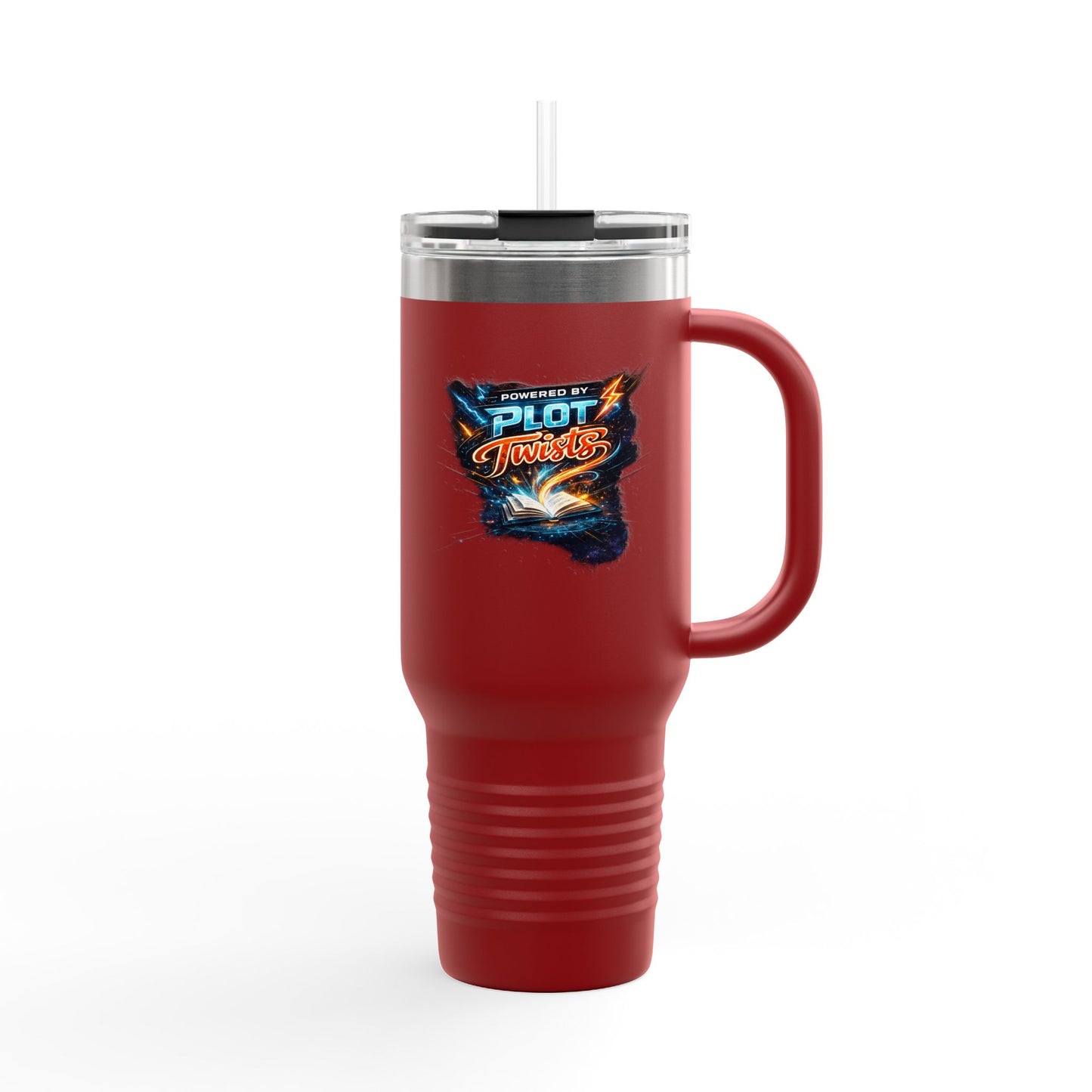 'Plot Twist' Adventure Stainless Tumbler - 40oz Insulated Travel Mug