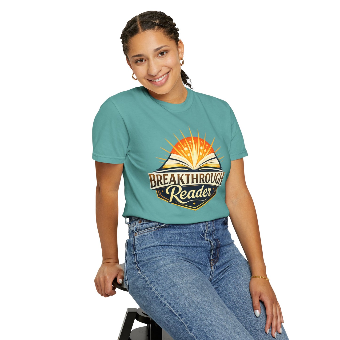 "Breakthrough Reader" T-Shirt — Inspirational Book Lover Tee