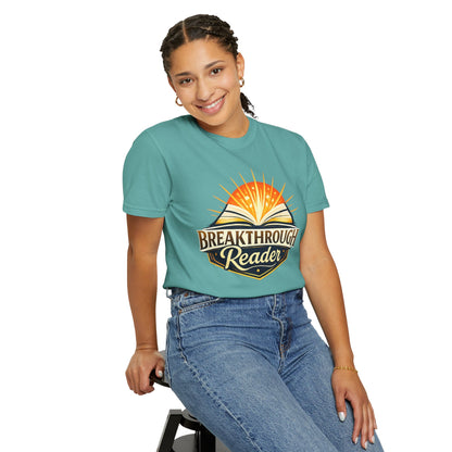 "Breakthrough Reader" T-Shirt — Inspirational Book Lover Tee