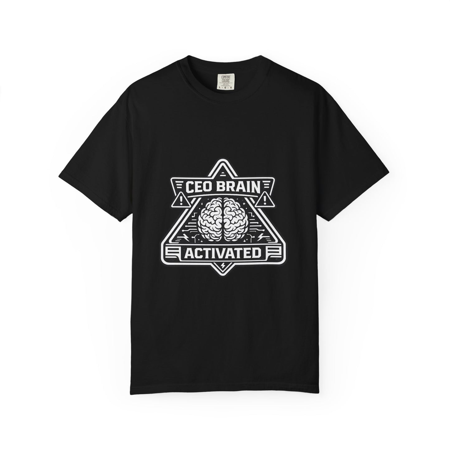 "CEO Brain Activated" T-Shirt — Entrepreneur Graphic Tee
