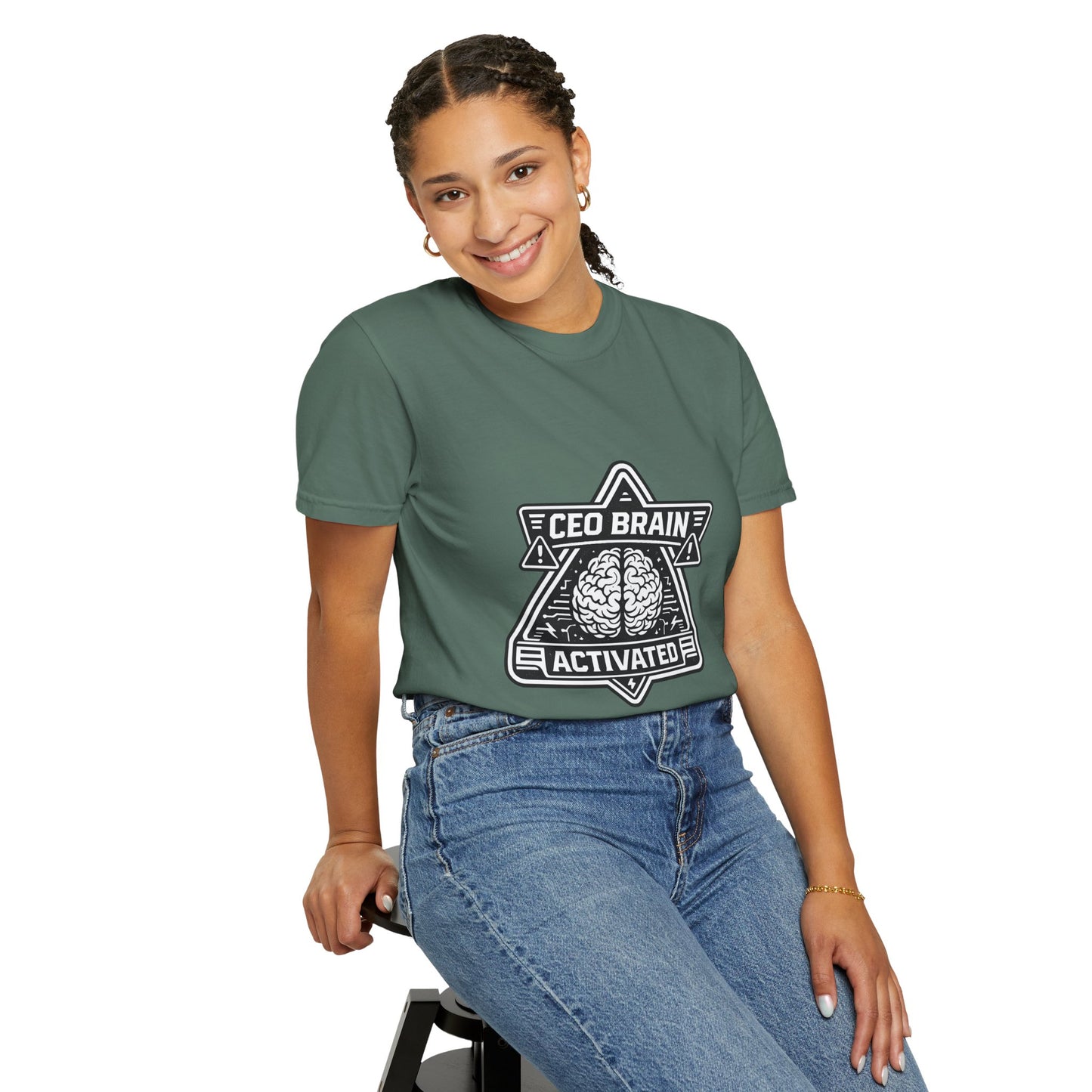 "CEO Brain Activated" T-Shirt — Entrepreneur Graphic Tee