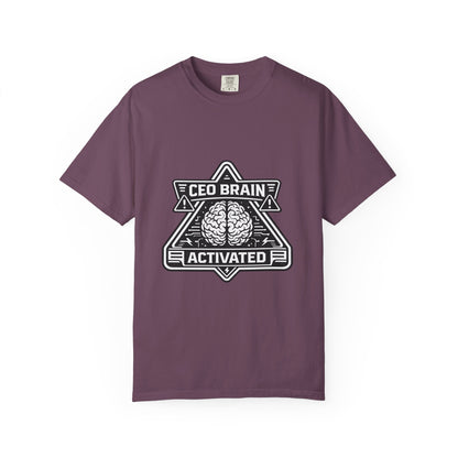 "CEO Brain Activated" T-Shirt — Entrepreneur Graphic Tee