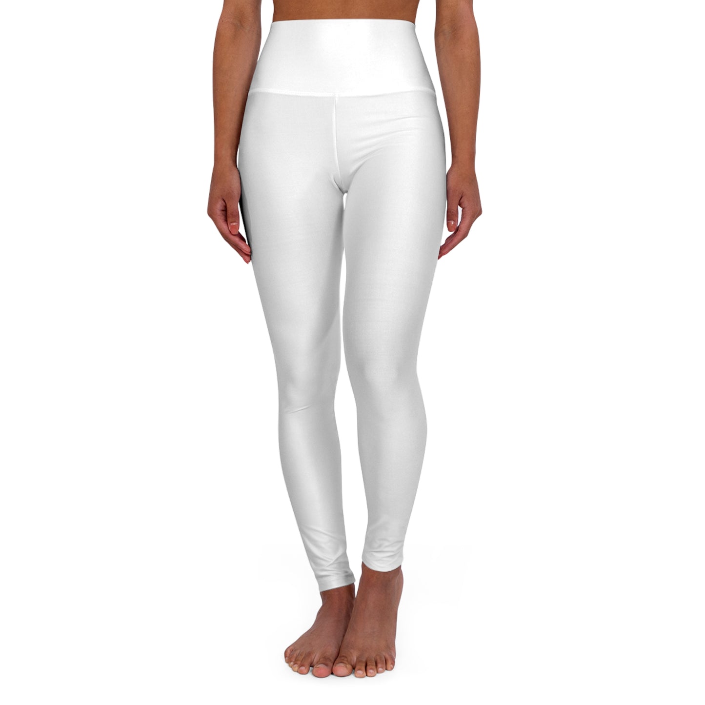 High-Waisted Yoga Leggings — "Hot Girls Read Books" Retro Graphic