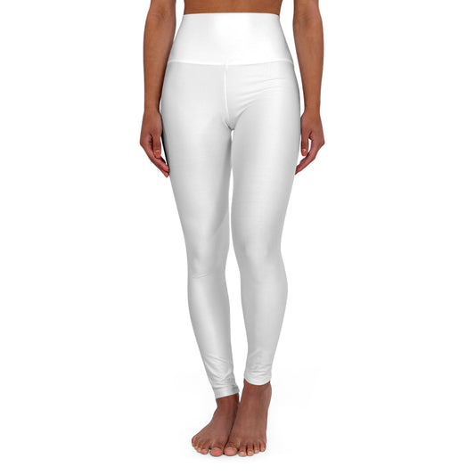 High-Waisted Yoga Leggings — "Hot Girls Read Books" Retro Graphic