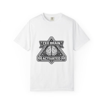 "CEO Brain Activated" T-Shirt — Entrepreneur Graphic Tee