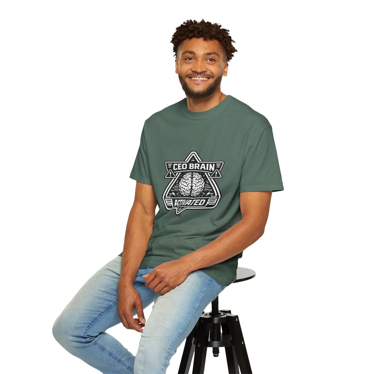 "CEO Brain Activated" T-Shirt — Entrepreneur Graphic Tee