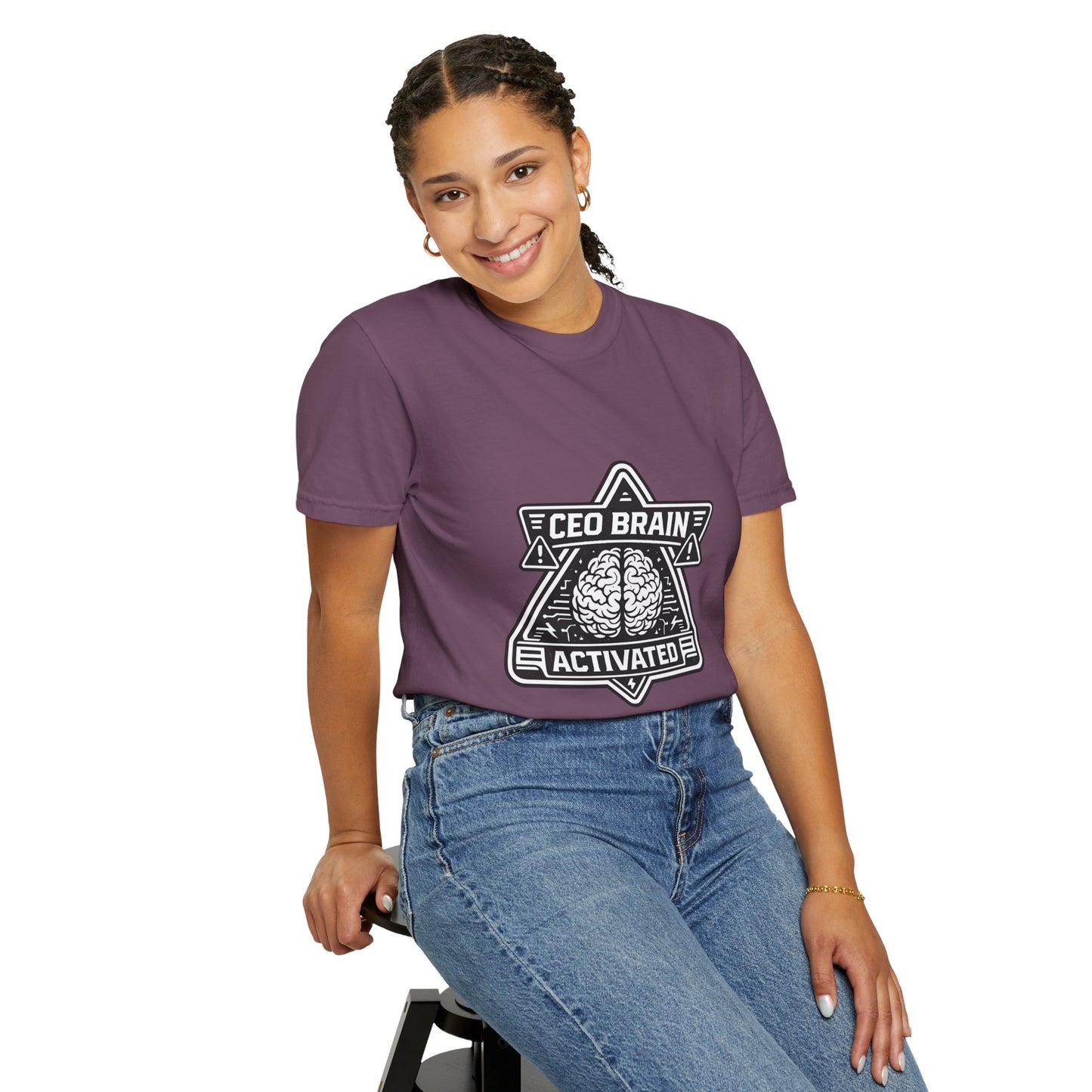 "CEO Brain Activated" T-Shirt — Entrepreneur Graphic Tee