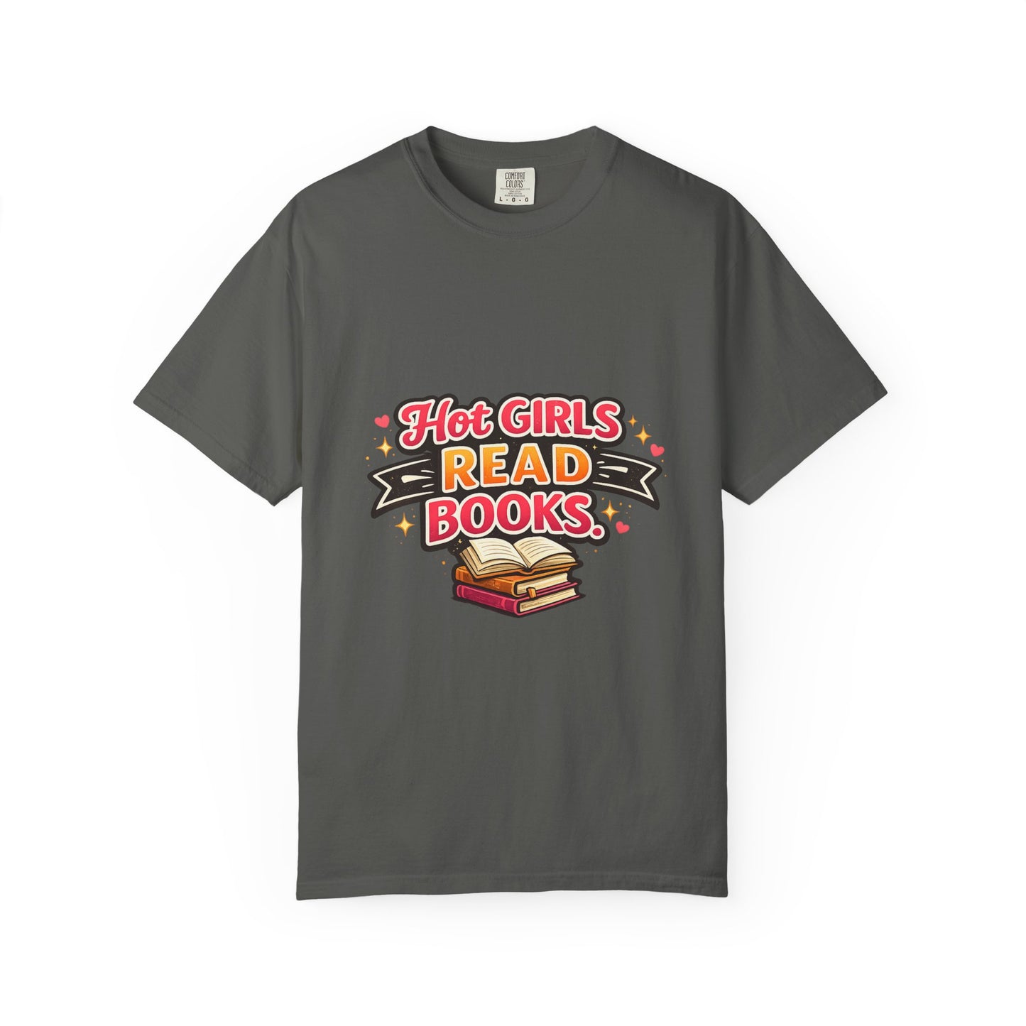 "Hot Girls Read Books" T-Shirt — Funny Book Lover Tee