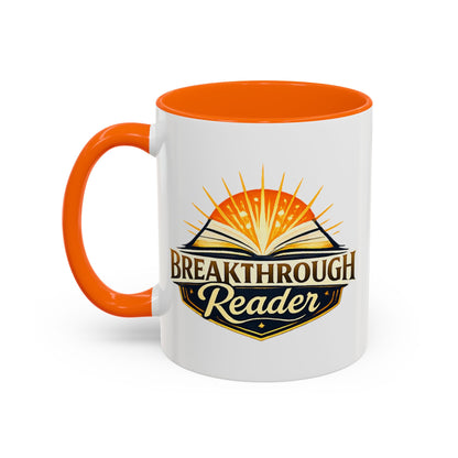 Breakthrough Reader Accent Coffee Mug — Inspirational Book Lover Gift (11/15oz)