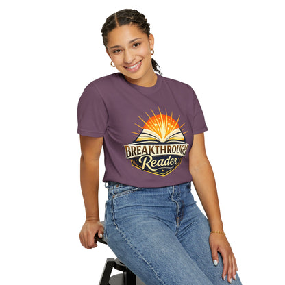 "Breakthrough Reader" T-Shirt — Inspirational Book Lover Tee