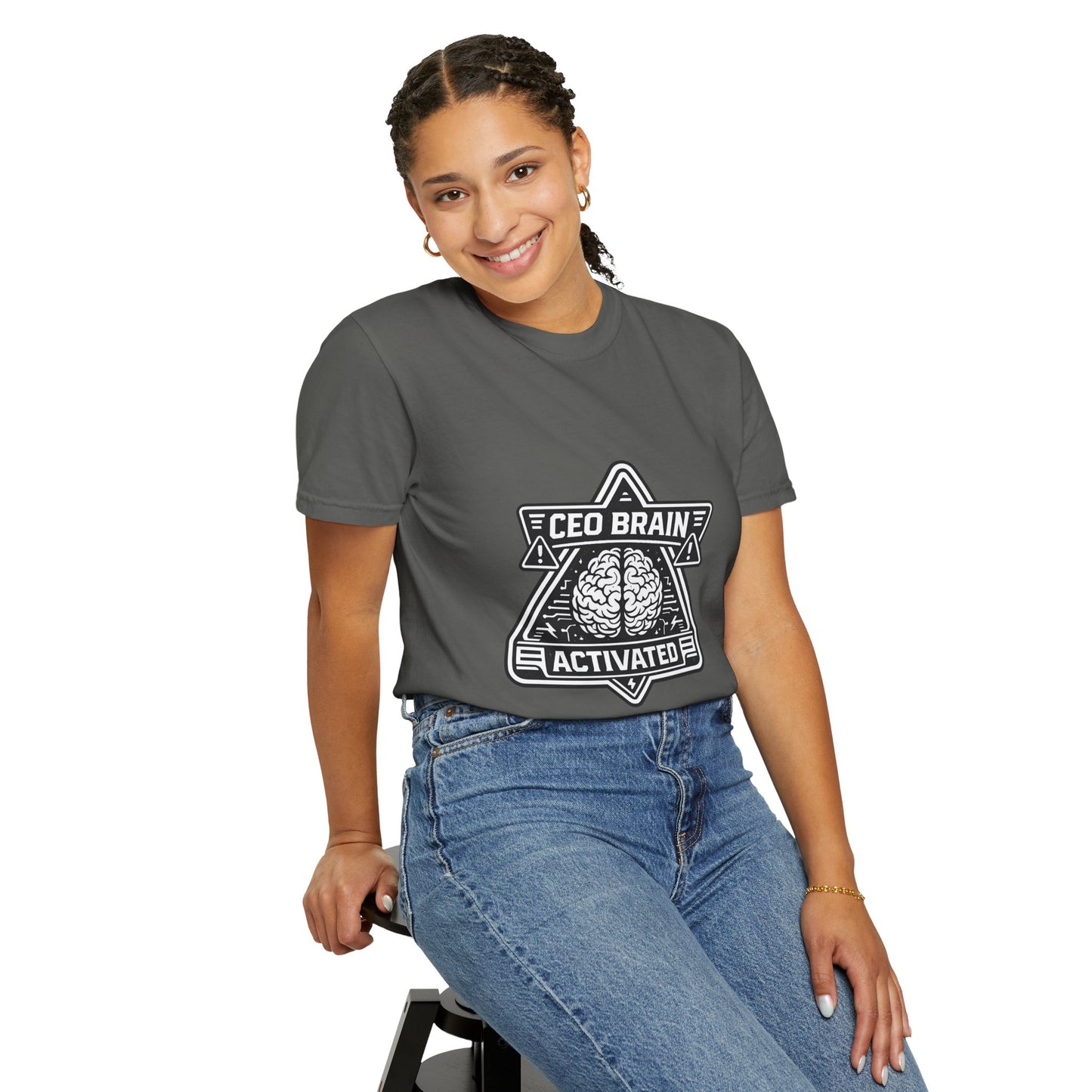 "CEO Brain Activated" T-Shirt — Entrepreneur Graphic Tee