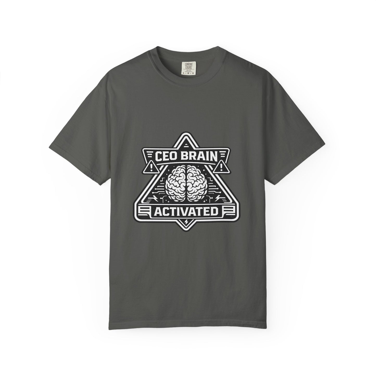 "CEO Brain Activated" T-Shirt — Entrepreneur Graphic Tee