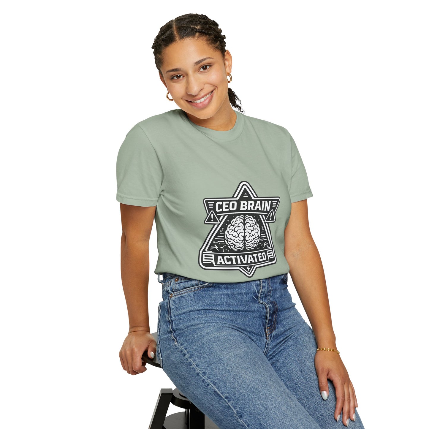 "CEO Brain Activated" T-Shirt — Entrepreneur Graphic Tee