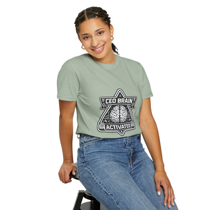 "CEO Brain Activated" T-Shirt — Entrepreneur Graphic Tee