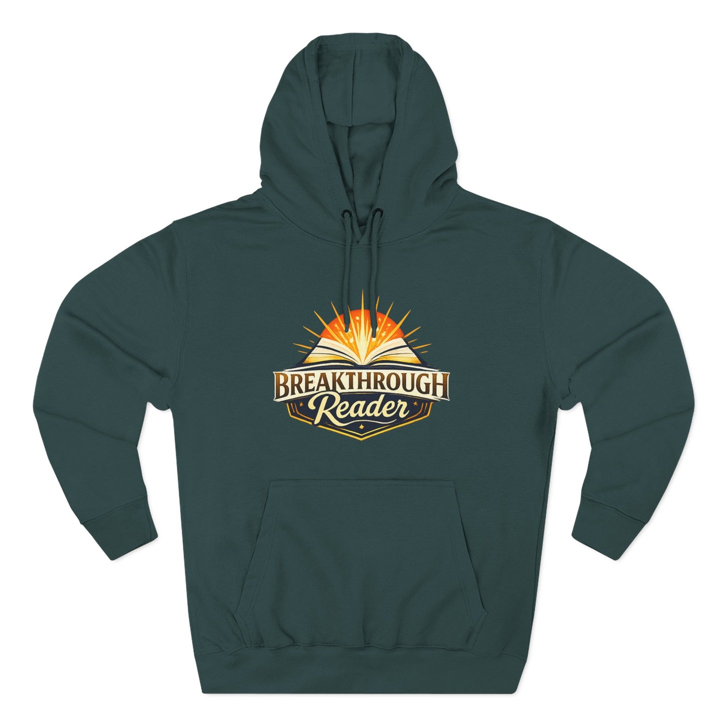 Breakthrough Reader Hoodie – Inspirational Sunburst Fleece Pullover