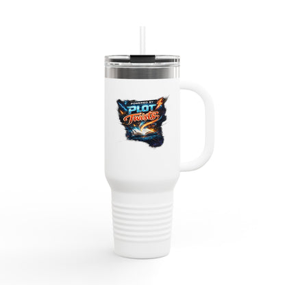 'Plot Twist' Adventure Stainless Tumbler - 40oz Insulated Travel Mug