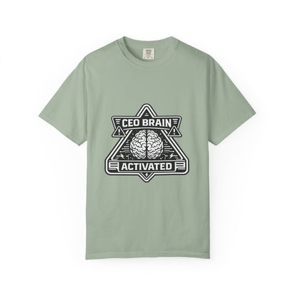 "CEO Brain Activated" T-Shirt — Entrepreneur Graphic Tee