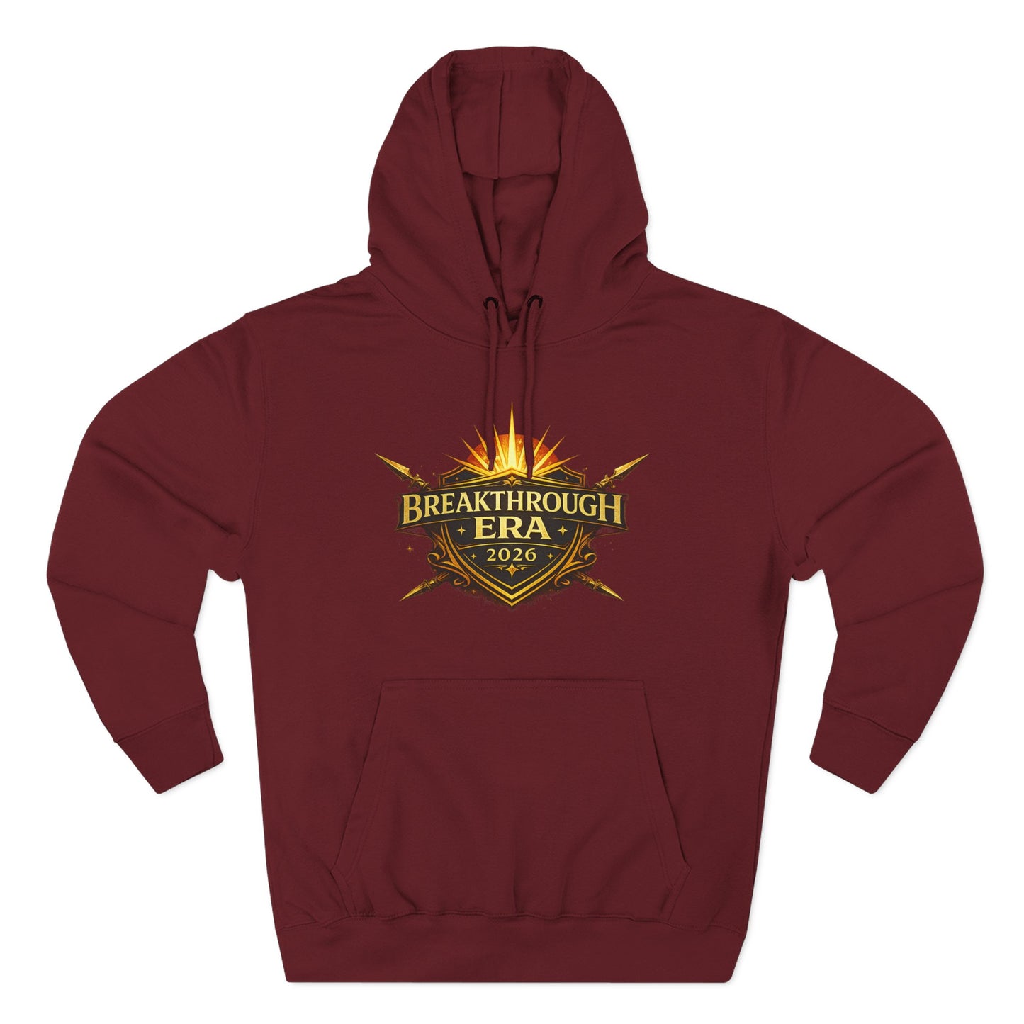 Breakthrough Era 2026 Hoodie — Inspirational Graphic Pullover