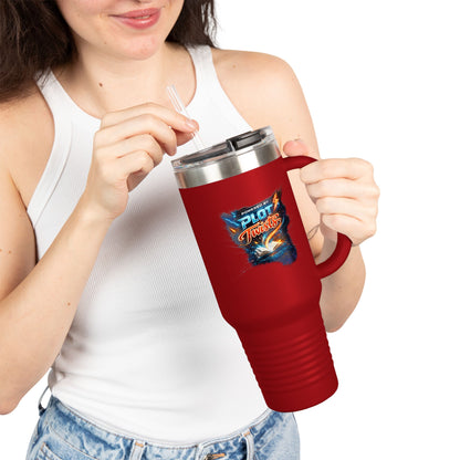 'Plot Twist' Adventure Stainless Tumbler - 40oz Insulated Travel Mug